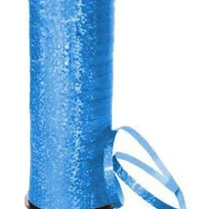 Rolo de Fitilho Azul Royal Glitter 200m