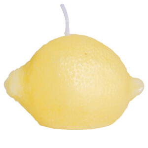 Vela Decorativa Meio Limão Siciliano
