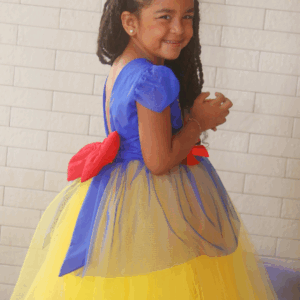 Vestido Princesa Branca Tamanho 2
