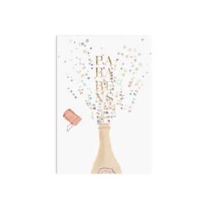 Cartão Parabéns Champagne