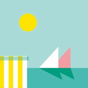 Guardanapo de Papel Cannes Plage  33X33 CMS