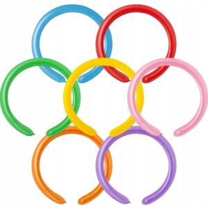 Balão Latex 5 cm para Modelar com 50 unid colorido