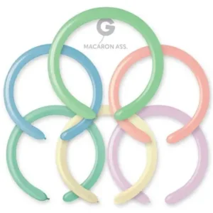 Balão  Latex Para  Modelar  Macaron Gemar com 50 unid