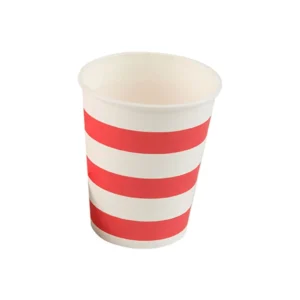 Copo de Papel Listrado 250 ml com 10 unid