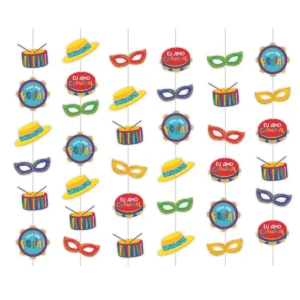 CORTINA DECORATIVA CARNAVAL 6 UN COLORIDO