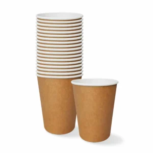 COPO PAPEL LISO 270 ML KRAFT