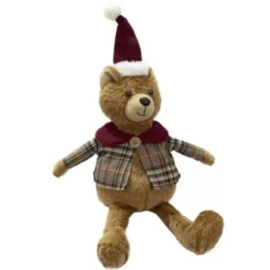 URSO SENTADO NATALINO 55CM X 30CM