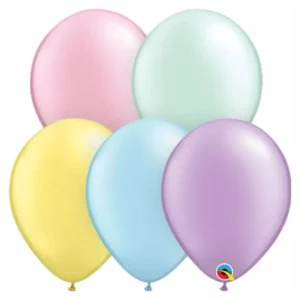 BALÃO LATEX 27CM 25 UN 11 POLEGADAS COLORIDO PASTEL