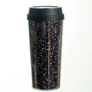 COPO GLITTER  PRETO