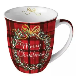 CANECA MERRY CHRISTMAS 10X10,5 CM