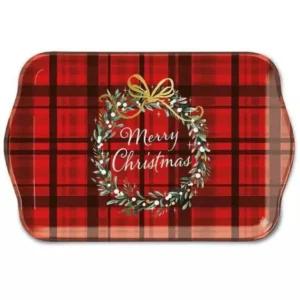 BANDEJA MERRY CHRISTMAS 13X21CM