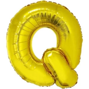 BALÃO METALIZADO 40 POLEGADAS LETRA Q DOURADO