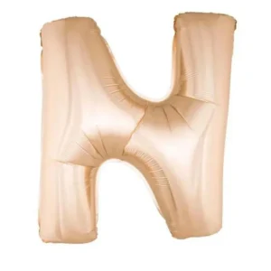 BALÃO METALIZADO 40 POLEGADAS LETRA N DOURADO