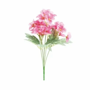 BUQUE HORTENSIAS C/1 UNID 33 CM ROSA CLARO