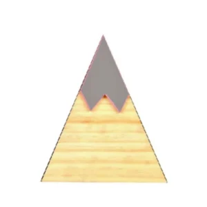 APLIQUE CABANA 27 CM ROSA CLARO