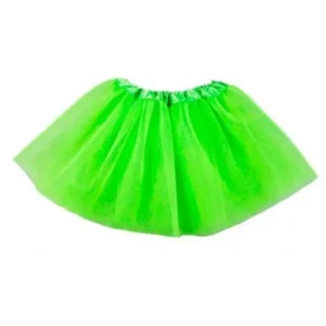 SAIA TUTU AJUSTÁVEL INFANTIL ÚNICO VERDE LIMÃO