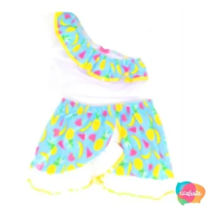 FANTASIA INFANTIL BAIANINHA BLUSA E SAIA TAM 12 COLORIDO