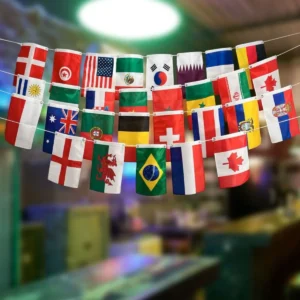 Faixa Bandeiras Paises 8 Mts