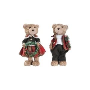 URSO OU URSA  DECORATIVO EM PALHA WINDSOR 26 CM BEGE / PALHA