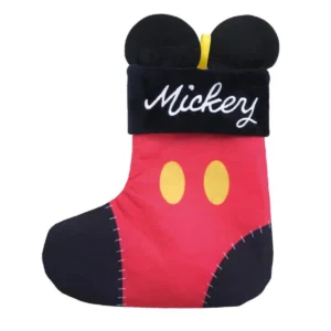 Bota Mickey Vermelho e Preto 1 Unid 15 cm