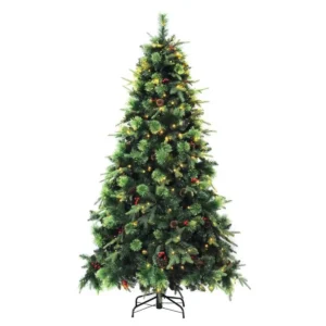ARVORE DE NATAL PIEMONTE 150CM COM 200 LEDS BIVOLT VERDE ESCURO