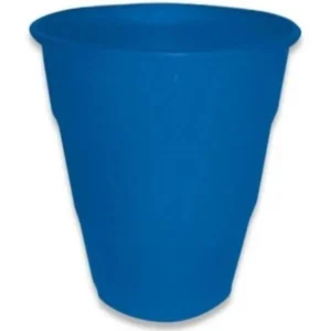 COPO HAPPY LINE DE PLÁSTICOM COM 10 UNID 210 ML AZUL