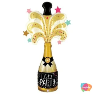 BALÃO METALIZADO SPECIAL DELIVERY PARTY CHAMPAGNE 60 POLEGADAS