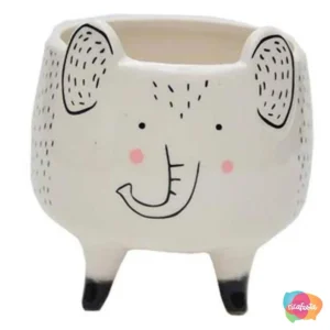 CACHEPOT DE CERÂMICA SORTIDO CUTE ELEFANTE/ BICHO PREGUIÇA/ PORCO/ COALA BRANCO