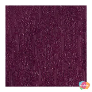 GUARDANAPO DE PAPEL LISO 15 UN 33 CM VINHO