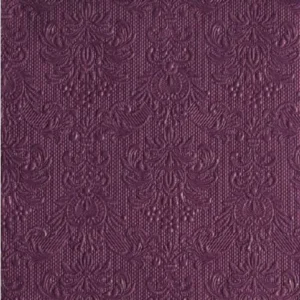 GUARDANAPO DE PAPEL LISO 15 UN 33 CM VERMELHO BORDÔ