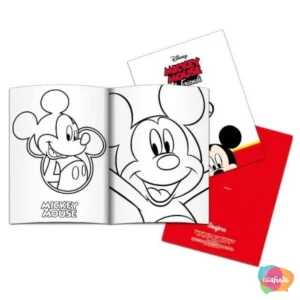 LEMBRANCA LIVRO PARA COLORIR MICKEY 90 ANOS 08 UNID 17 CM