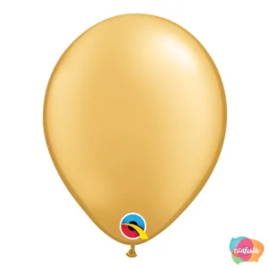 BALÃO LATEX SOLID COLOR 6 UN 11 POLEGADAS DOURADO