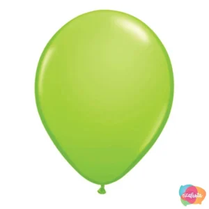 BALÃO LATEX 27CM COM 6 UNID 11 POLEGADAS VERDE LIMÃO