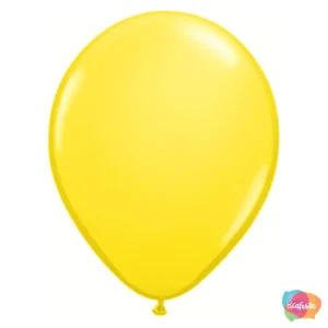 BALÃO LATEX SOLID COLOR 6 UN 11 POLEGADAS AMARELO