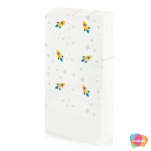 GUARDANAPO DE PAPEL FOGUETE 20 UN 40 CM BRANCO