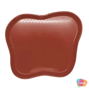 BANDEJA ORGANICA 16 CM CARAMELO