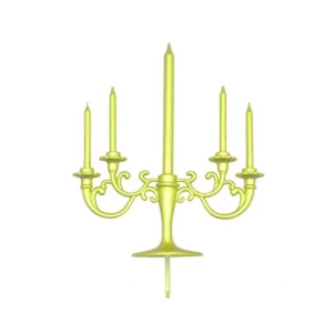 VELA CASTIÇAL  DOURADO