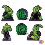 ENFEITE DE MESA HULK COM 6 UNID