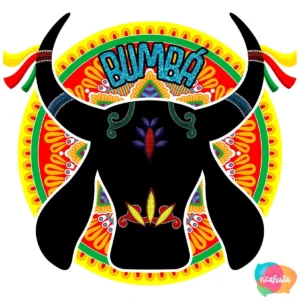 PAINEL JUNINO BUMBA DE EVA 32 CM COLORIDO