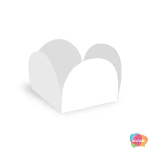 CAIXETA PARA DOCES 35MM  COM 50 UNID ÚNICO CREME