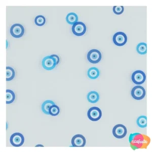 SACO TRANSPARENTE OLHO GREGO 30x44CM 30 CM CRISTAL