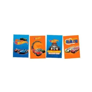 QUADROS DECORATIVOS HOT WHEEL COM 4 UNID COLORIDO