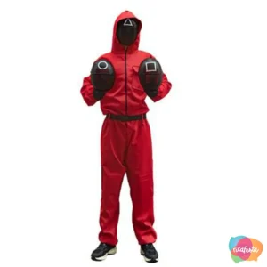 FANTASIA ADULTO ROUND  6  TAM G VERMELHO