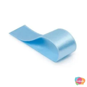 FITA CETIM LISO 10 MT AZUL CLARO