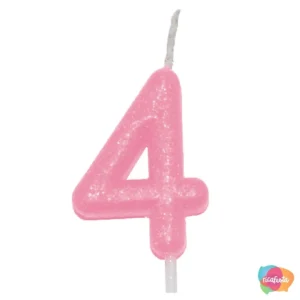 VELA CANDY COLOR N° 4 ROSA CLARO