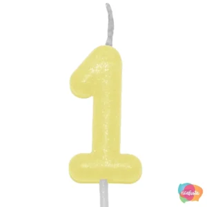 VELA CANDY COLOR N° 1 AMARELO