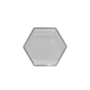 BANDEJA SEXTAVADA PEQUENA 16 CM CRISTAL