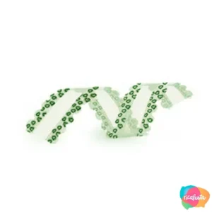 FITA DECORATIVA ARAME CORAÇÃO 10 MT VERDE CLARO