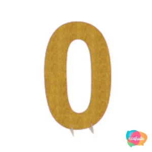 TOTEM N° 0 DOURADO GLITTER ÚNICO