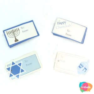TAGS PARA PRESENTE HANUKKAH COM 24 UNID